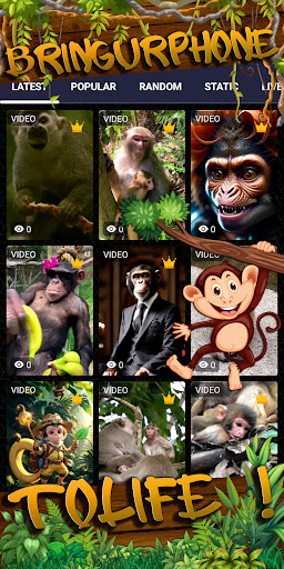 monkey wallpaper Screen 2