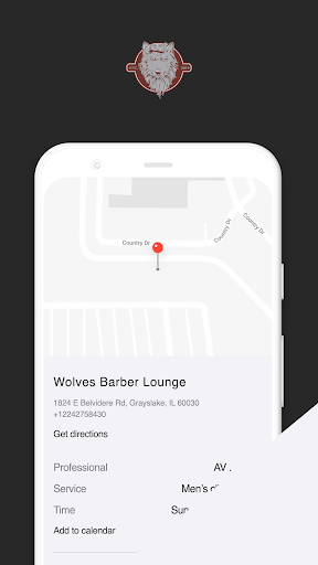 Screenshot of Wolves Barber Lounge
