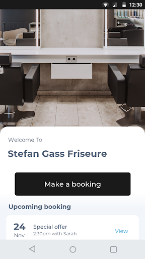 Android application Stefan Gass Friseure screenshort