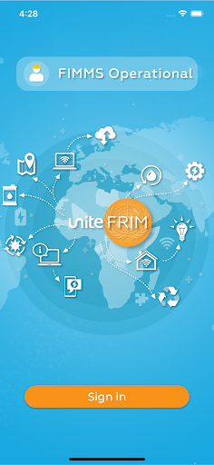 Android application FIMMS Operational screenshort