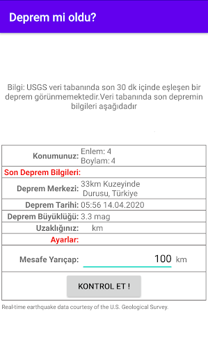 Deprem mi oldu Screen 3