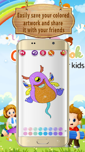 monster coloring book