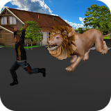 City Lion Attack 3D Simulator icon