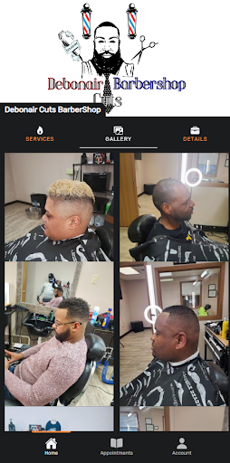 Debonair Cuts Barbershop Screen 2