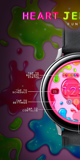Heart Jelly Slime_Watchface Screen 2