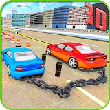 Chained Car Racing  -  Free Driving Simulator 3D icon