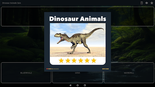 Dinosaur Animals - Memory Game