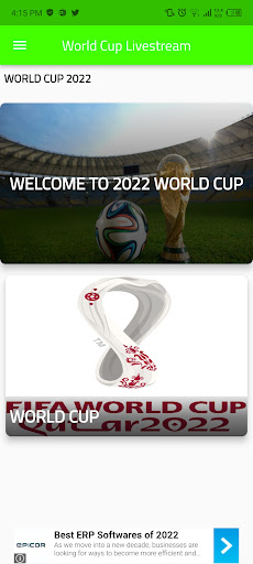 Android application Football Live screenshort