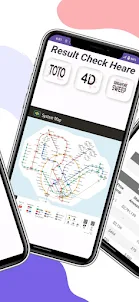 Singapore MRT MAP & TOTO 4D