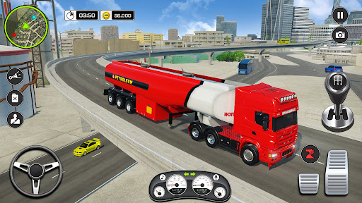 Android application Oil Tanker Sim- Truck Games 3d screenshort