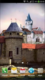 Castle 3D Pro жив тапет Екранна снимка