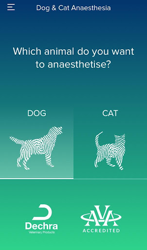 Android application Dechra Dog and Cat Anaesthesia screenshort