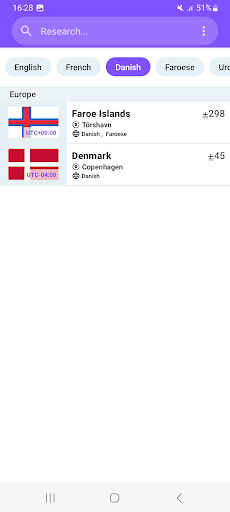 Country calling code