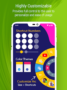 Captura de Pantalla 5 Sidebar Edge Launcher- Floatoo android