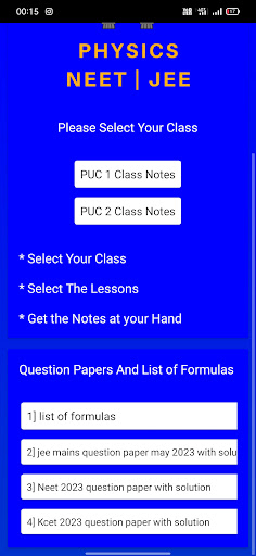 Physics For NEET JEE Screen 3