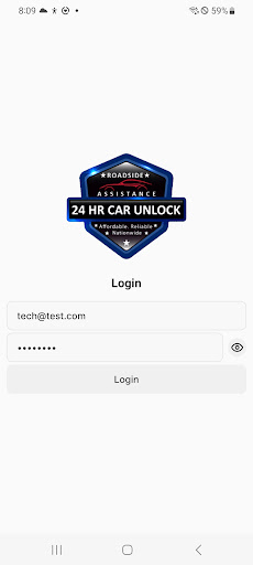 Android application 24HR CAR UNLOCK screenshort