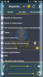 Bluetooth Audio Widget Battery