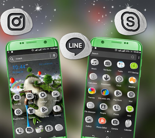 Android application Fantasy Launcher Theme screenshort