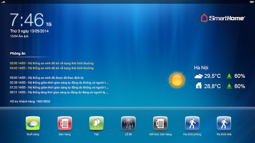 Android application Bkav SmartHome Luxury screenshort