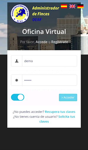 Android application Ficoga Comunidades screenshort
