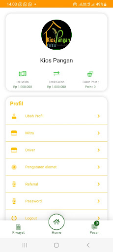 Kios Pangan Screen 3