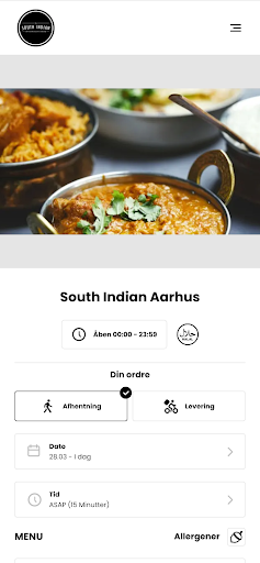 Android application The South Indian Takeaway screenshort