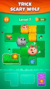 Pigs and Wolf - Block Puzzle