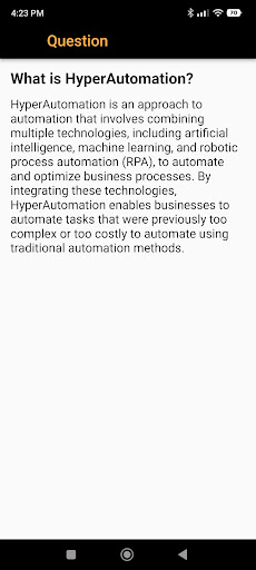 Hyper Automation Interview Screen 2