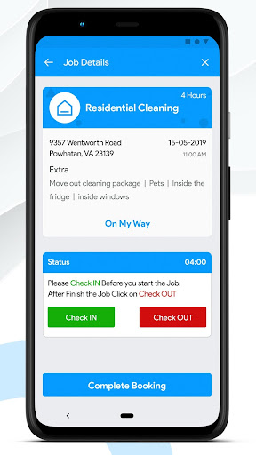 CLEANY PRO Screen 2