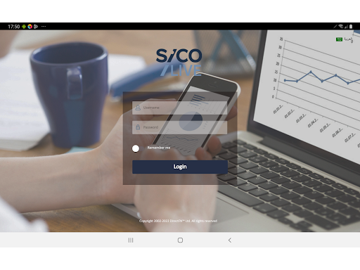 Android application SICO Capital Live KSA Tablet screenshort