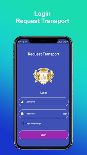 Android application Request Transport screenshort