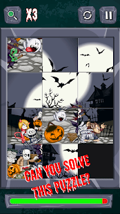 Sliding Jigsaw Puzzle - Terror Screenshot