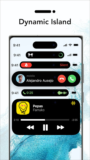 Android application Dynamic Island Notch screenshort
