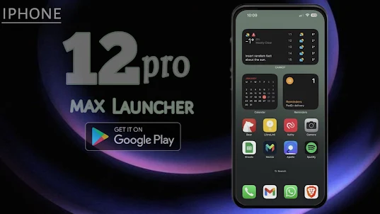 Iphone 12 pro max launcher