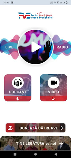Android application RVE conect screenshort