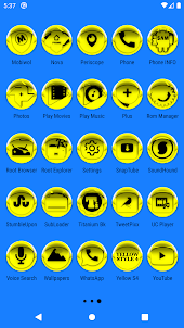 Yellow Icon Pack Style 4