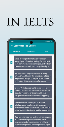 Essays for IELTS, PTE, TOEFL Screen 2