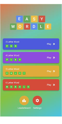 EasyWordle Screen 2