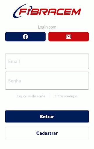 Android application Fibracem Mobile screenshort