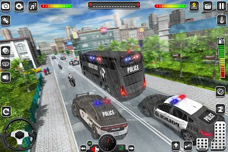 Полицейские автобусные игры