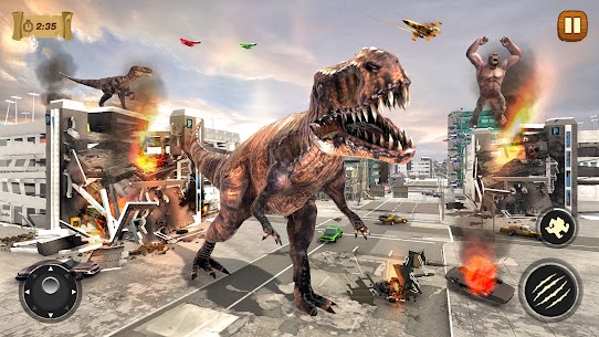 Free Dinosaur Rampage Attack  Angry Gorilla Games 2020 3