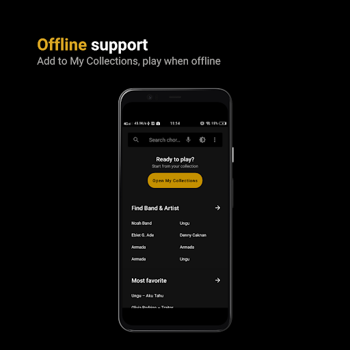 ChordE - Chord, Lyrics, Record Screen 3