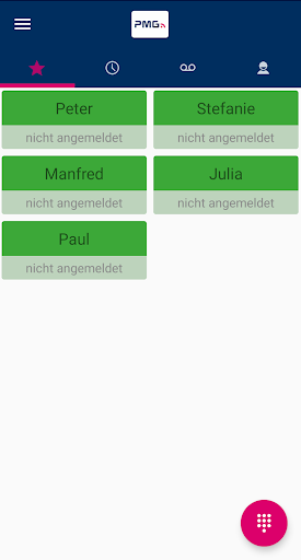 Android application PMG.2Go screenshort