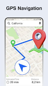 Easy Route Map: GPS Navigation screenshot