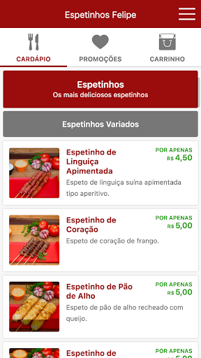 Espetinhos Felipe Screen 2