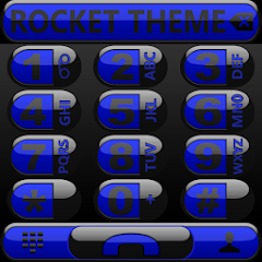 Theme Futura Blue Rocketdial Mod apk скачать последнюю версию бесплатно