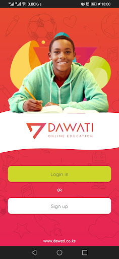 Android application Dawati - content, past papers screenshort