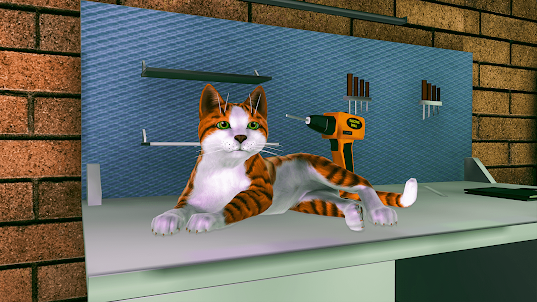 meus melhores jogos de simulador de gato fofo 3d: aventura de vida