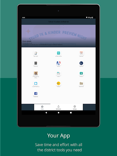 Android application Tahoe Truckee Unified SD screenshort
