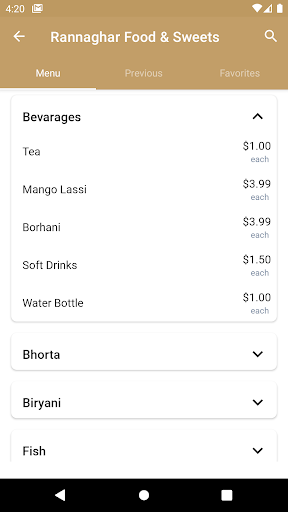 Rannaghar Food & Sweets Screen 3
